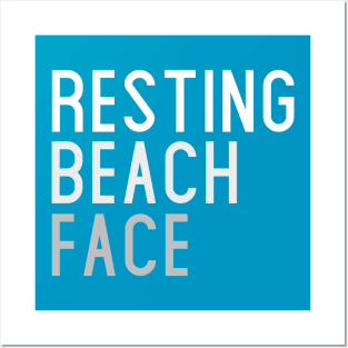 Resting Beach Face Posters and Art